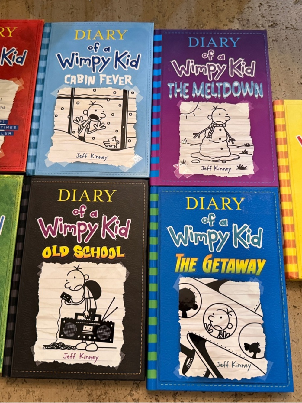 Diary of a Wimpy Kid Kids Book Set - Colorful Hardcover Collection - Picture 2 of 3